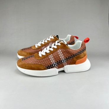 에르메스 남성 클래식 브라운 스니커즈 - Hermes Mens Brown Sneakers 