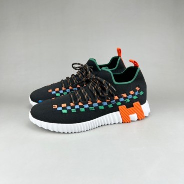 에르메스 남성 클래식 블랙 스니커즈 - Hermes Mens Black Sneakers 