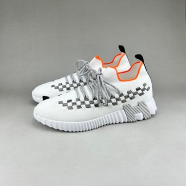 에르메스 남성 클래식 그레이 스니커즈 - Hermes Mens Gray Sneakers 
