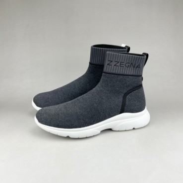 에르메네질도 제냐 남성 차콜 스니커즈 - Ermenegildo Zegna Mens charcoal Sneakers 