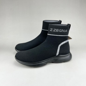 에르메네질도 제냐 남성 블랙 스니커즈 - Ermenegildo Zegna Mens Black Sneakers 
