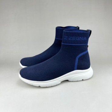 에르메네질도 제냐 남성 네이비 스니커즈 - Ermenegildo Zegna Mens Navy Sneakers 