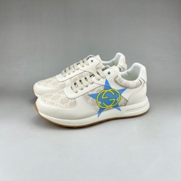 구찌 남성 클래식 베이지 스니커즈- Gucci Mens Beige Sneakers 