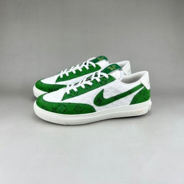 루이비통 남성 클래식 그린 스니커즈 - Louis vuitton Mens Green Sneakers 