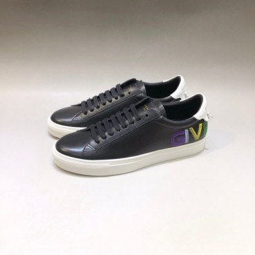 지방시 남/녀 클래식 블랙 스니커즈 - Unisex Black Sneakers 