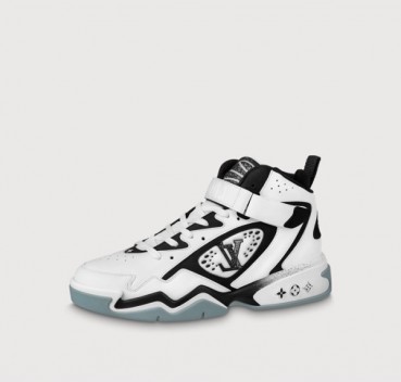 루이비통 남/녀 Trainer 화이트 스니커즈 - Unisex White Sneakers 