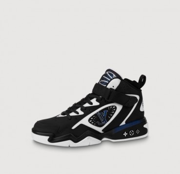 루이비통 남/녀 Trainer 블랙 스니커즈 - Unisex Black Sneakers 