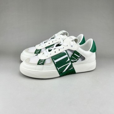 발렌티노 남/녀 Logo 그린 스니커즈 - Unisex Green Sneakers 