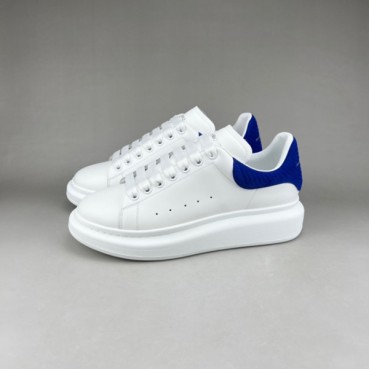 알렉산더맥퀸 남/녀 네이비탭 스니커즈 - Unisex Navy Sneakers 