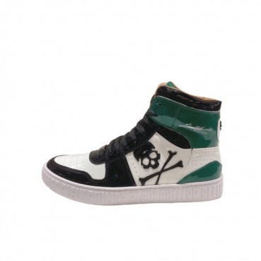필립플레인 남성 하이탑 그린 스니커즈 - Mens Green Sneakers 