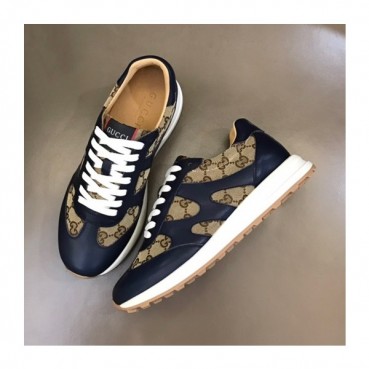 구찌 남성 클래식 블랙 스니커즈- Mens Black Sneakers 