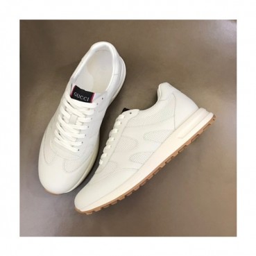 구찌 남성 클래식 화이트 스니커즈- Mens White Sneakers 