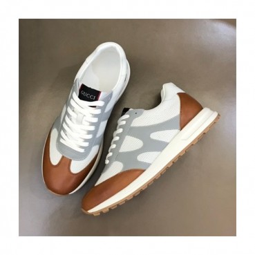 구찌 남성 클래식 카멜 스니커즈- Mens Camel Sneakers 