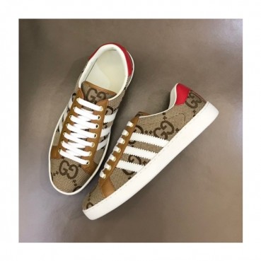 구찌 남성 클래식 카멜 스니커즈- Mens Camel Sneakers 