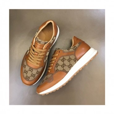 구찌 남성 클래식 카멜 스니커즈- Mens Camel Sneakers 