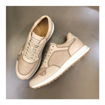 구찌 남성 클래식 베이지 스니커즈- Mens Beige Sneakers 