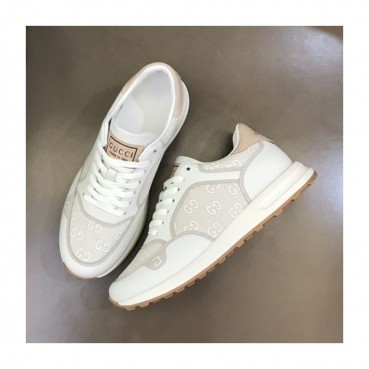 구찌 남성 클래식 화이트 스니커즈- Mens White Sneakers 