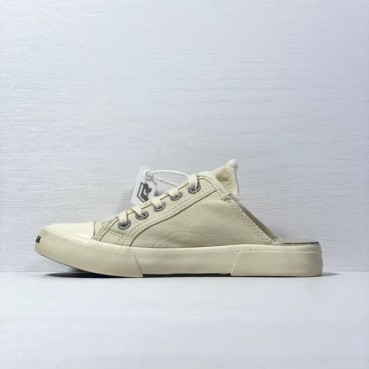 발렌시아가 남/녀 클래식 아이보리 스니커즈 - Unisex Ivory Sneakers 