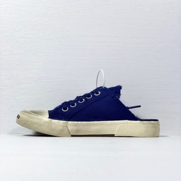 발렌시아가 남/녀 클래식 블루 스니커즈 - Unisex Blue Sneakers 