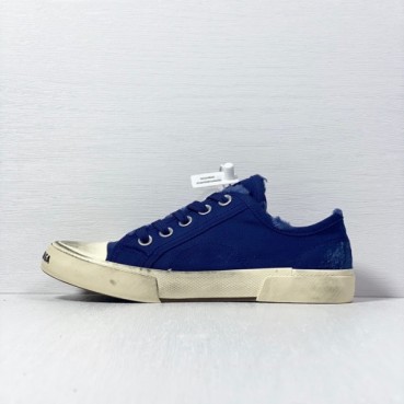 발렌시아가 남/녀 클래식 블루 스니커즈 - Unisex Blue Sneakers 