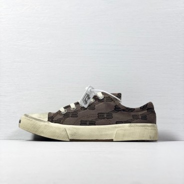 발렌시아가 남/녀 클래식 그레이 스니커즈 - Unisex Gray Sneakers 