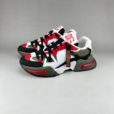 돌체앤가바나 남성 클래식 레드 스니커즈 - Mens Red Sneakers 