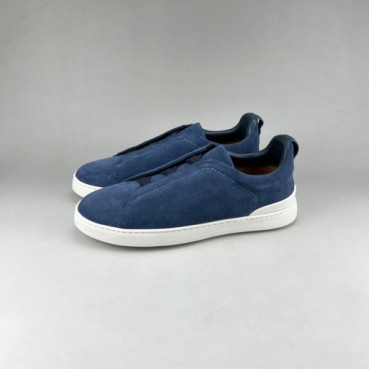 제냐 남성 이니셜 블루 스니커즈 - Mens Blue Sneakers 