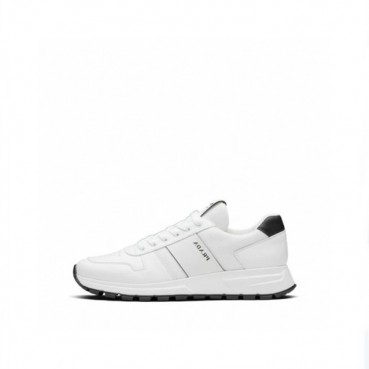 프라다 남성 클래식 화이트 스니커즈 - Mens White Sneakers 