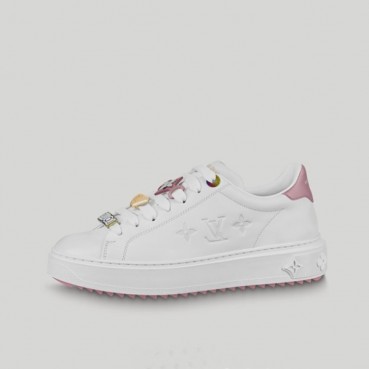 루이비통 남/녀 트렌디 화이트 스니커즈 - Unisex White Sneakers 