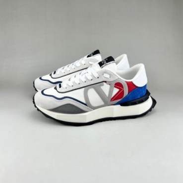 발렌티노 남/녀 화이트 스니커즈 - Unisex White Sneakers 