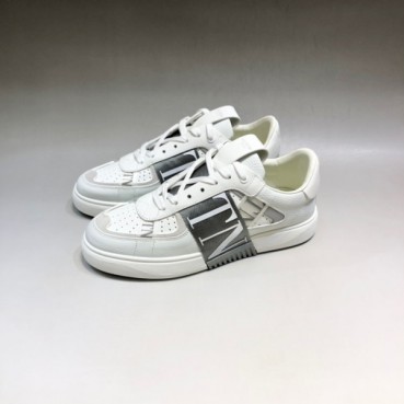 발렌티노 남/녀 Logo 그레이 스니커즈 - Unisex Gray Sneakers 