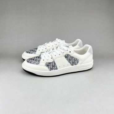 디올 남성 캐쥬얼 화이트 스니커즈 - Mens White Sneakers 