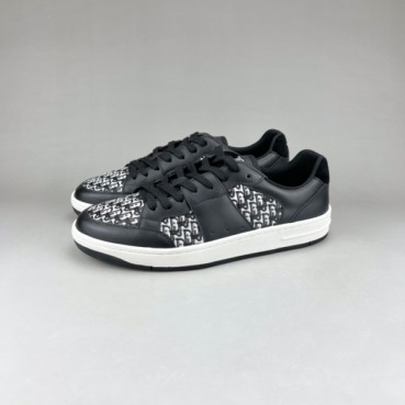 디올 남성 캐쥬얼 블랙 스니커즈 - Mens Black Sneakers 