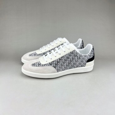 디올 남성 캐쥬얼 그레이 스니커즈 - Mens Gray Sneakers 