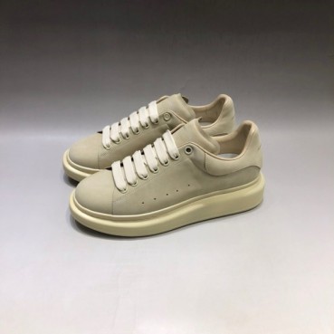 알렉산더맥퀸 남/녀 아이보리 스니커즈 - Unisex Ivory Sneakers 