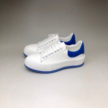 알렉산더맥퀸 남/녀 블루 스니커즈 - Unisex Blue Sneakers 