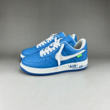 루이비통 남성 트렌디 블루 스니커즈 - Mens Blue Sneakers 