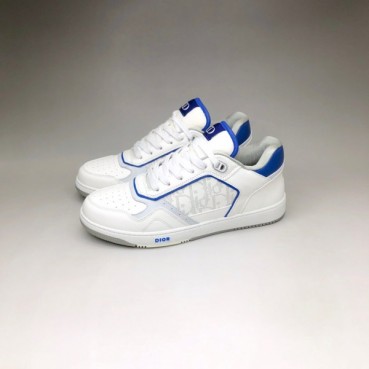 디올 남/녀 캐쥬얼 화이트 스니커즈 - Unisex White Sneakers 