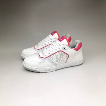 디올 남/녀 캐쥬얼 화이트 스니커즈 - Unisex White Sneakers 
