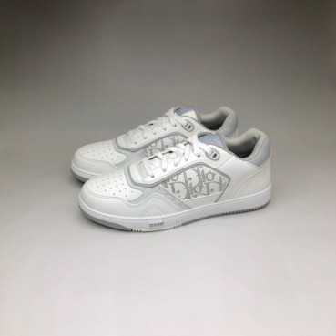 디올 남/녀 캐쥬얼 화이트 스니커즈 - Unisex White Sneakers 