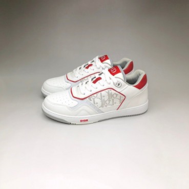 디올 남/녀 캐쥬얼 화이트 스니커즈 - Unisex White Sneakers 