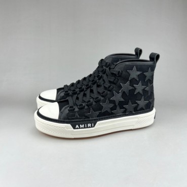 아미리 남성 클래식 블랙 하이탑 스니커즈 - Mens Black Sneakers 