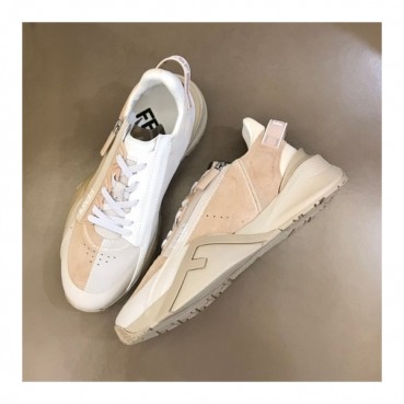 펜디 남/녀 Flow 베이지 스니커즈 - Unisex Beige Sneakers 