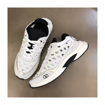 발렌티노 남/녀 VLogo 화이트 스니커즈 - Unisex White Sneakers 