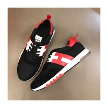 에르메스 남성 클래식 블랙 스니커즈 - Mens Black Sneakers 