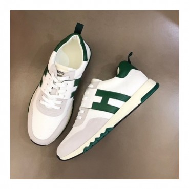 에르메스 남성 클래식 그린 스니커즈 - Mens Green Sneakers 