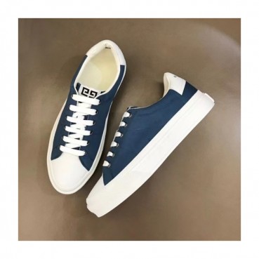 지방시 남성 클래식 블루 스니커즈 - Mens Blue Sneakers 