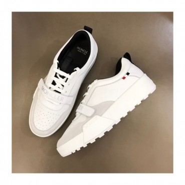 몽클레어 남성 화이트 스니커즈 - Mens White Sneakers 
