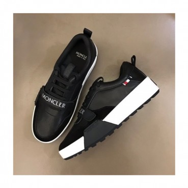 몽클레어 남성 블랙 스니커즈 - Mens Black Sneakers 