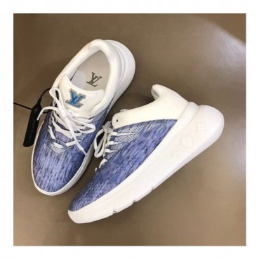 루이비통 남성 Show Up 블루 스니커즈 - Mens Blue Sneakers 